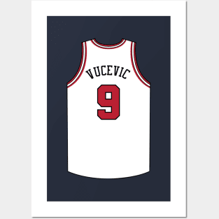 Nikola Vucevic Chicago Jersey Qiangy Posters and Art